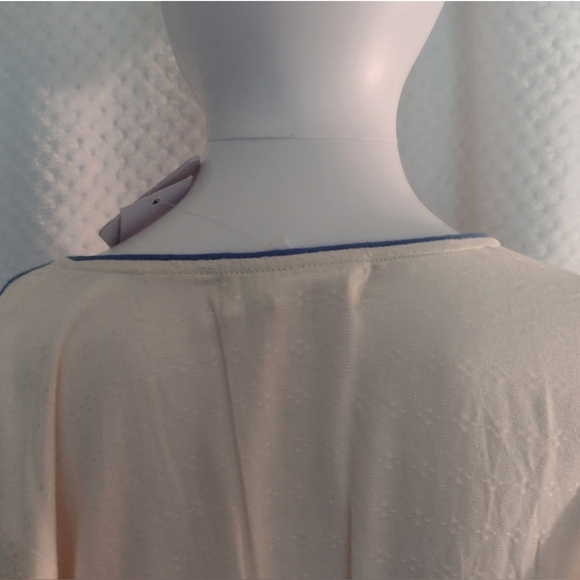 Band of the Free- Retro Boho Ecru Pheasant Blouse Embroidery- NWT- medium - Picture 12 of 13